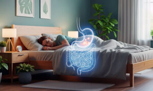 Somnul pe partea stângă ajută digestia – adevăr sau mit?