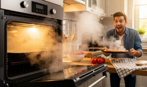 De ce se umple cuptorul electric de aburi și cum rezolvi problema imediat