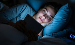 Cum te afectează dormitul cu lumină albastră în cameră